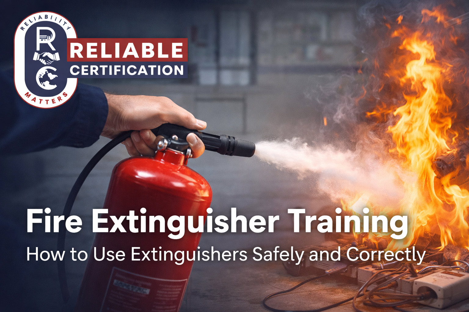 Fire Extinguisher Training: How to Use Extinguishers Safely and Correctly